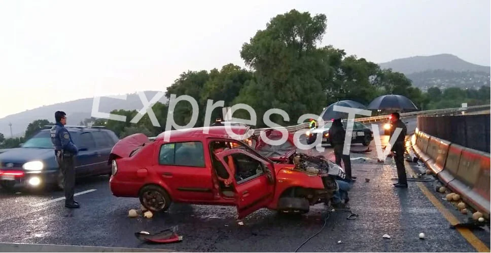 SOBREVIVE HOMBRE A APARATOSO ACCIDENTE