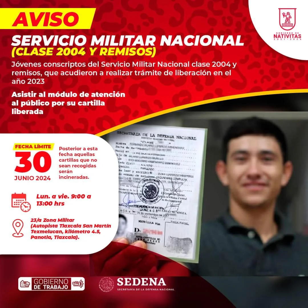 ATENCIÓN INTERESADOS EN SERVICIO MILITAR NATIVITAS